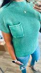 Pocket Full of Sunshine - Short Sleeve Sweater