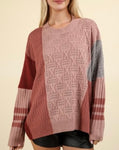 2060 - Winter Walks - Colorblock Sweater