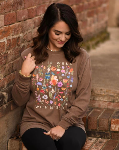 It Is Well - Wildflower Tee