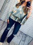 Ring Around The Rosie - Floral Off the Shoulder