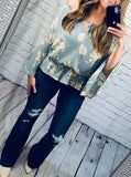 Ring Around The Rosie - Floral Off the Shoulder