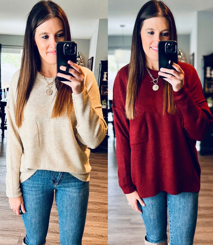 Home for the Holiday - Boyfriend Sweater