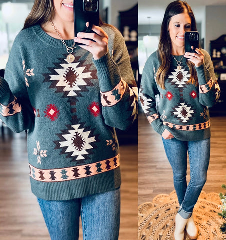 All I Want - Aztec Sweater