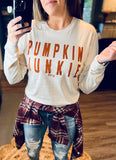 Pumpkin Junkie - Long Sleeve Tee